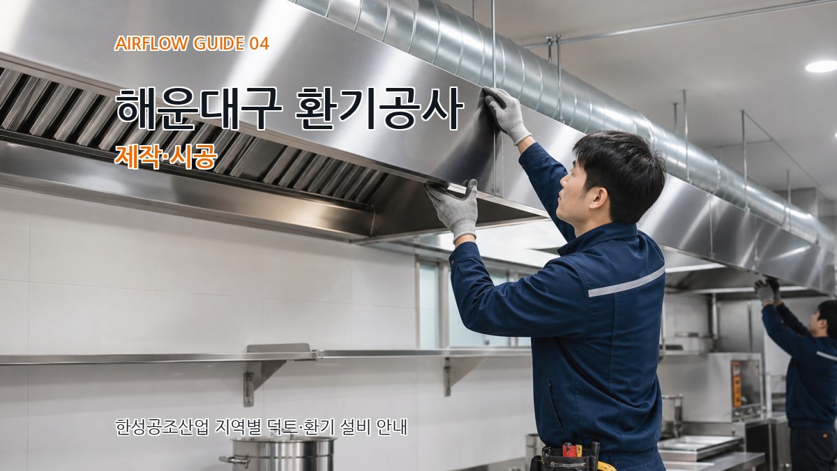 해운대구 환기공사 제작·시공