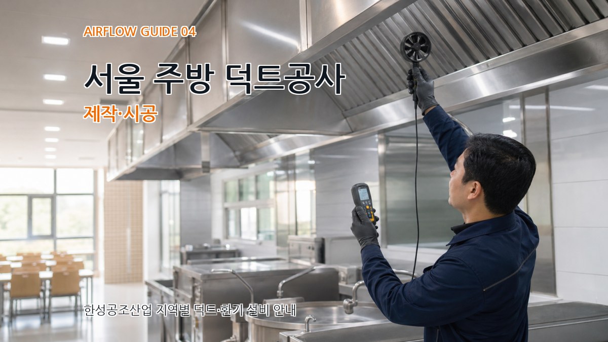 서울 주방 덕트공사 제작·시공