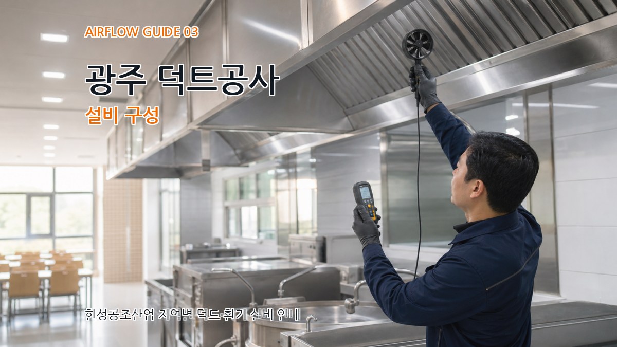 광주 덕트공사 설비 구성