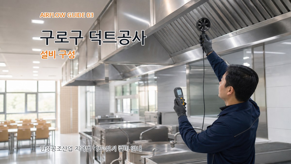 구로구 덕트공사 설비 구성