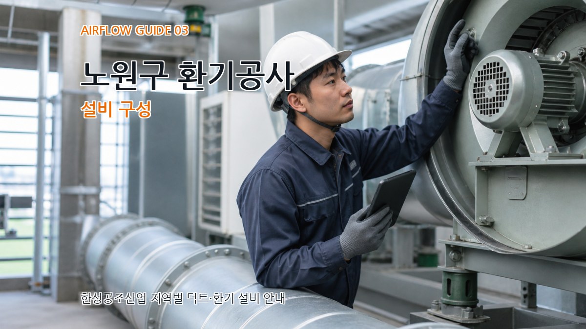 노원구 환기공사 설비 구성