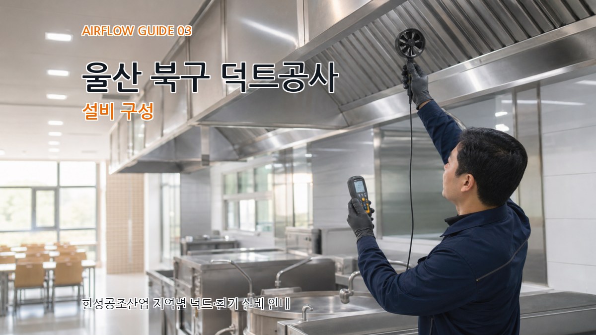 울산 북구 덕트공사 설비 구성