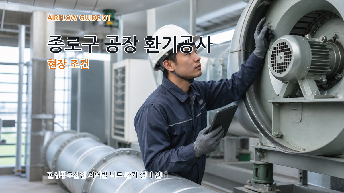 종로구 공장 환기공사