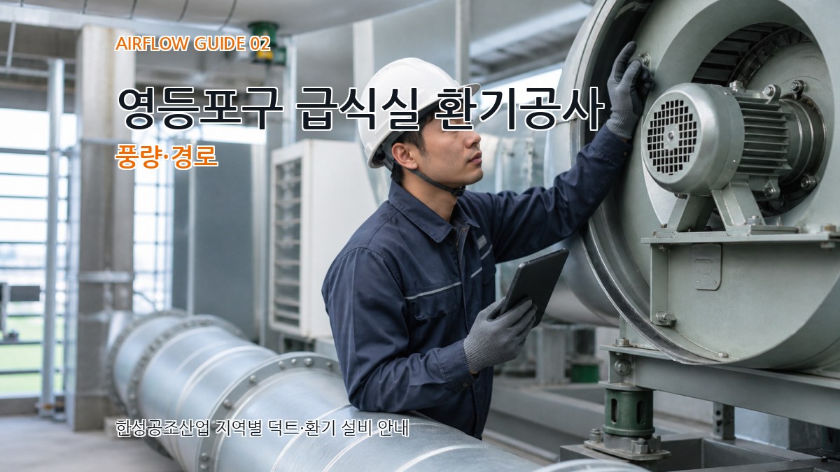 영등포구 급식실 환기공사 풍량·경로