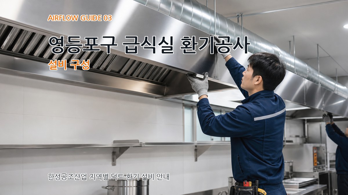 영등포구 급식실 환기공사 설비 구성