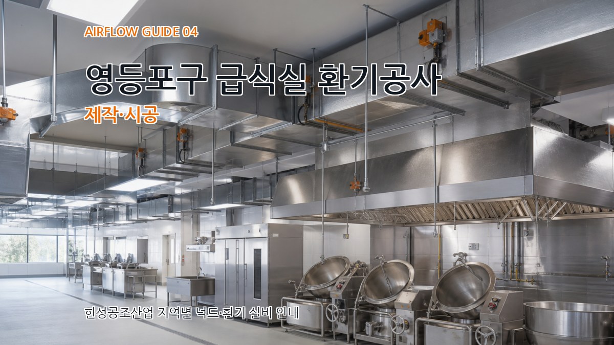영등포구 급식실 환기공사 제작·시공