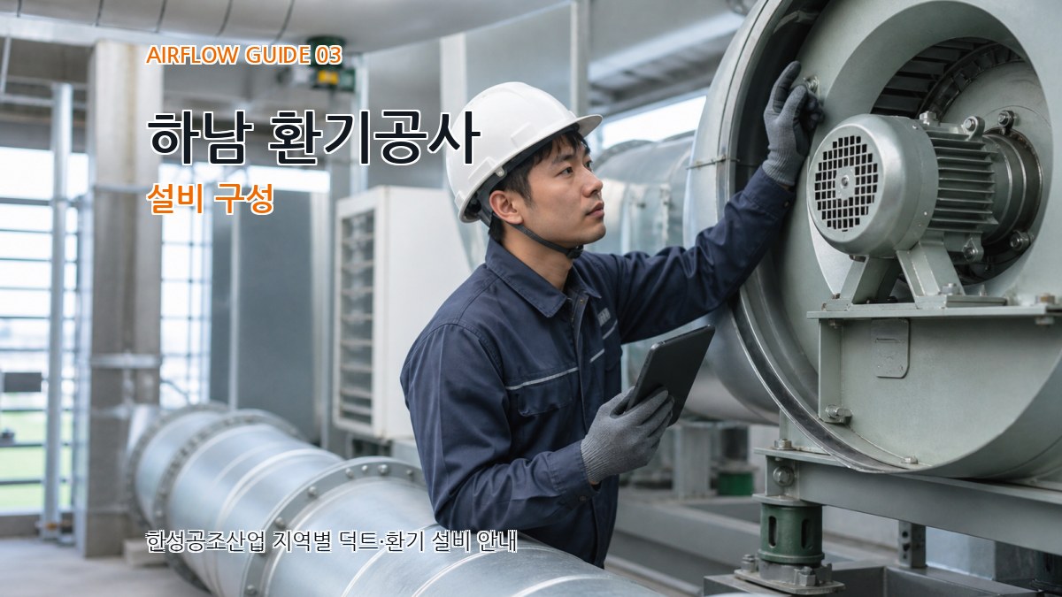 하남 환기공사 설비 구성