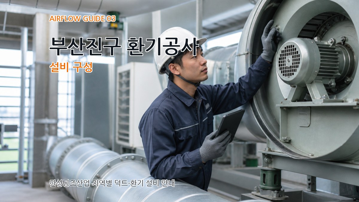 부산진구 환기공사 설비 구성