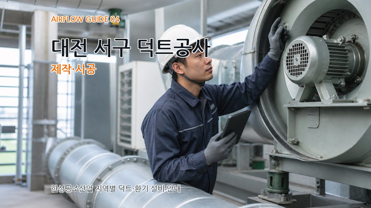 대전 서구 덕트공사 제작·시공