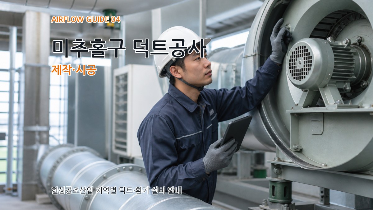 미추홀구 덕트공사 제작·시공