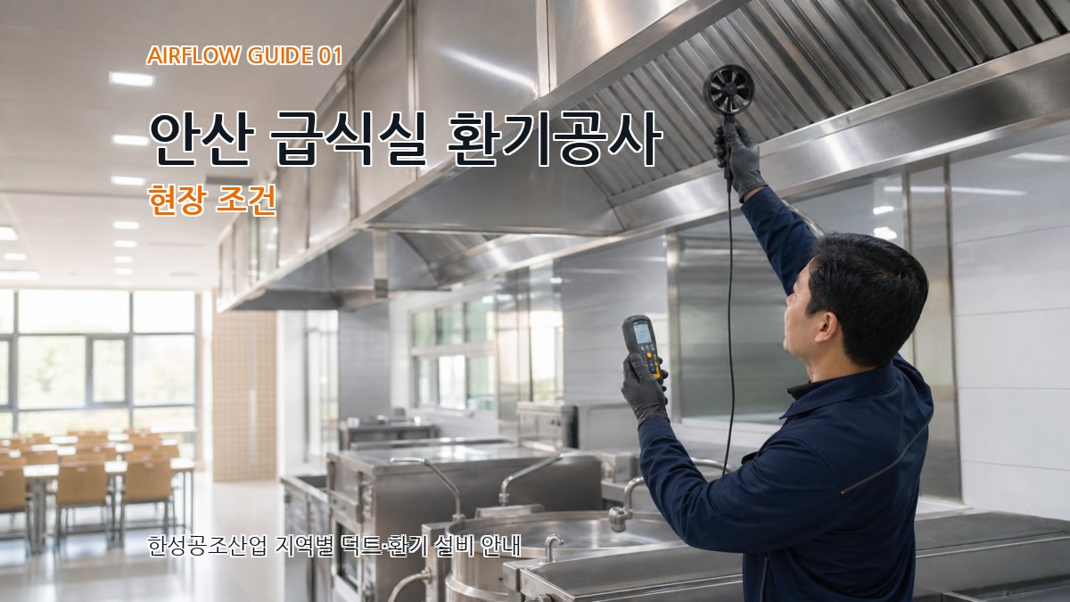 안산 급식실 환기공사