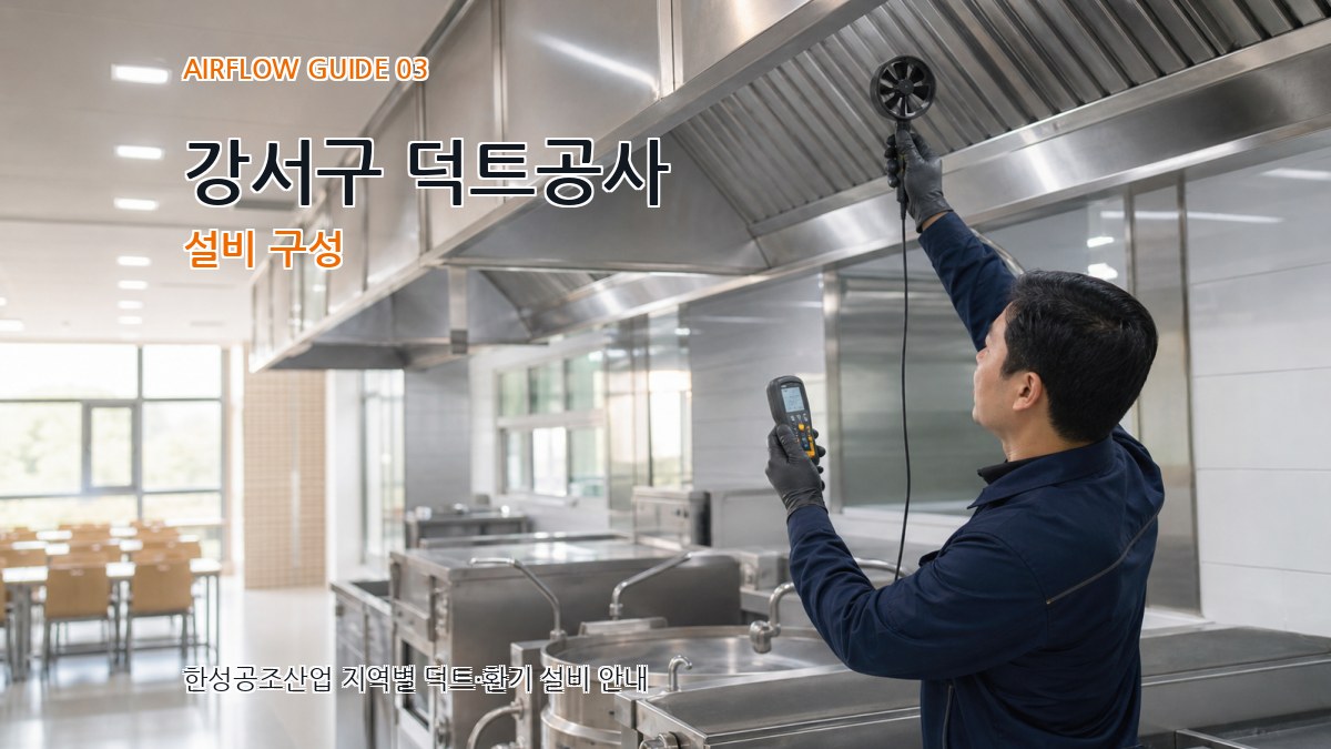 강서구 덕트공사 설비 구성