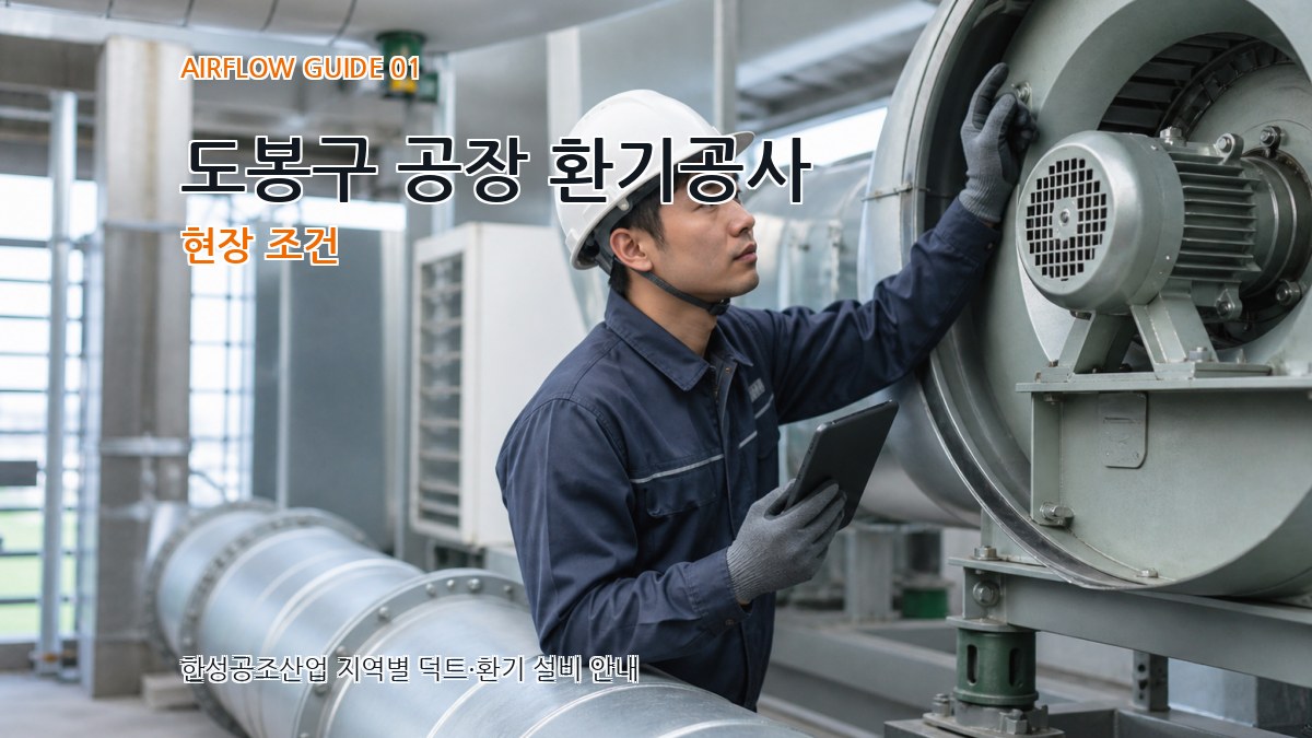 도봉구 공장 환기공사