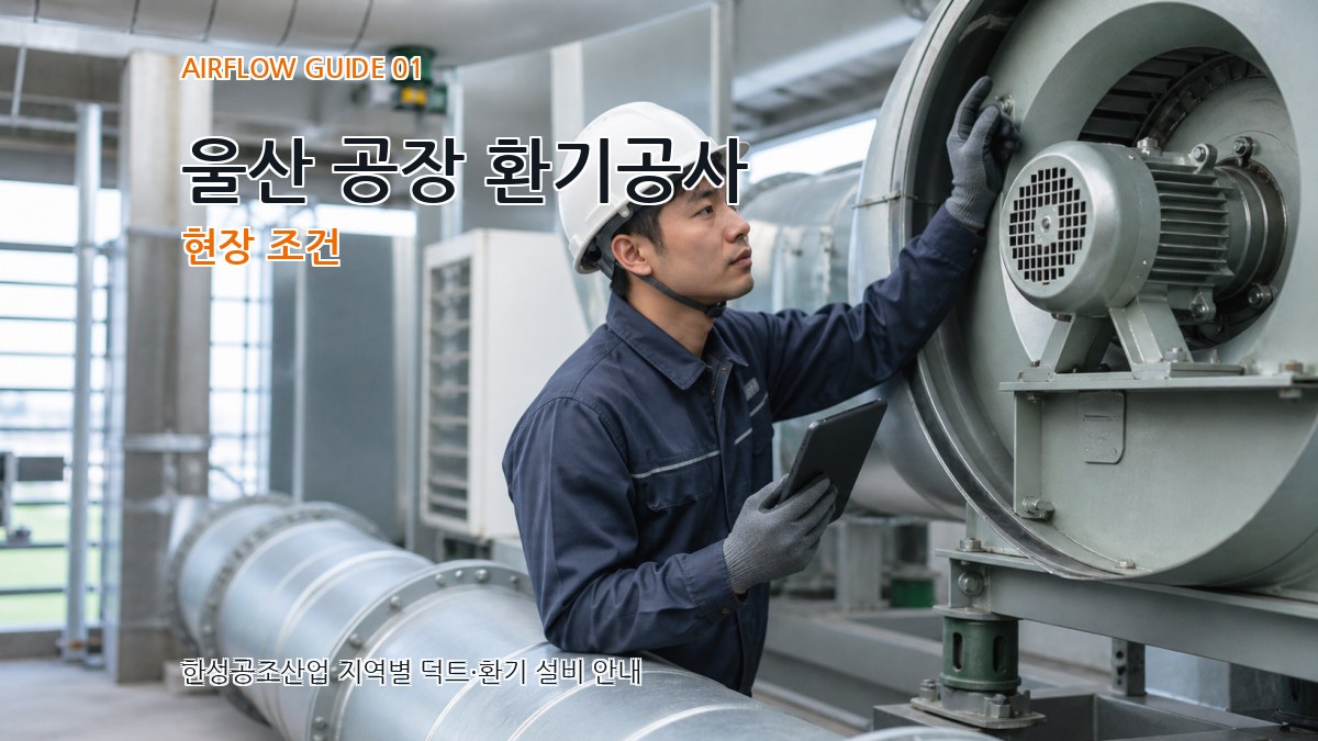 울산 공장 환기공사