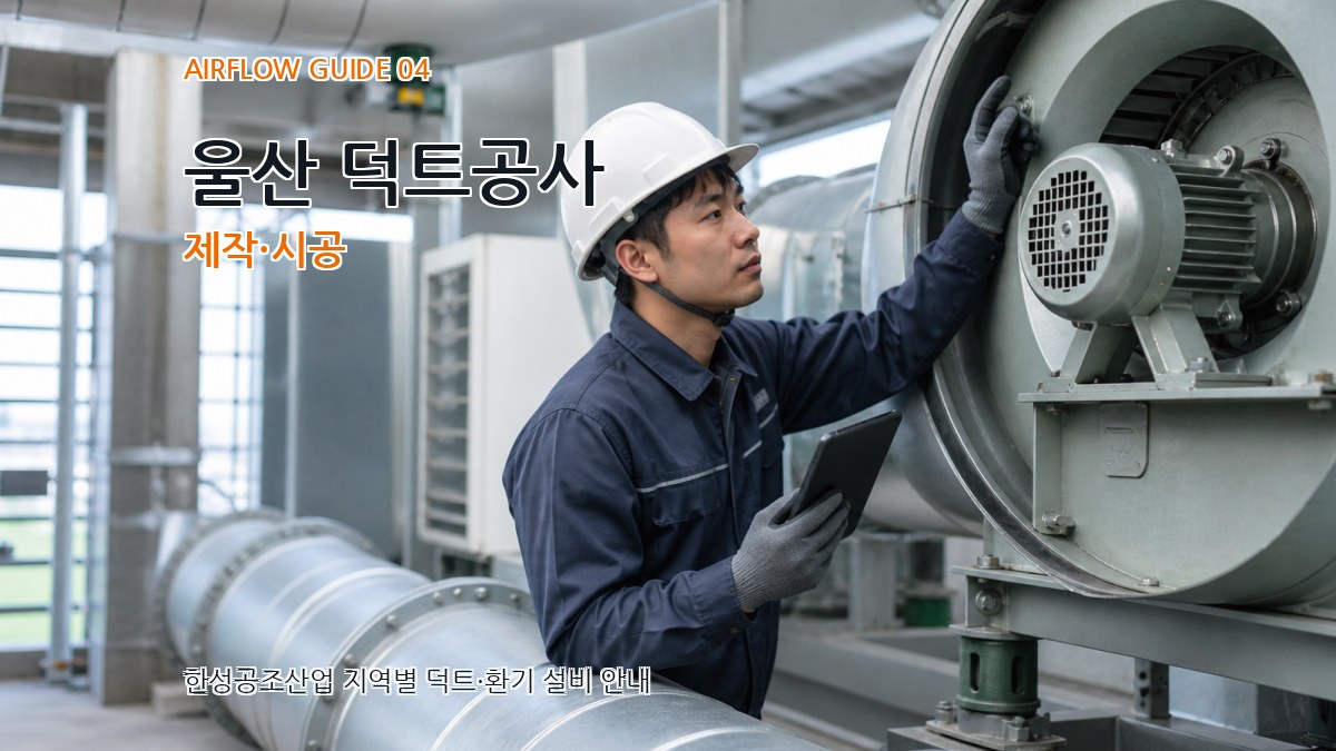 울산 덕트공사 제작·시공
