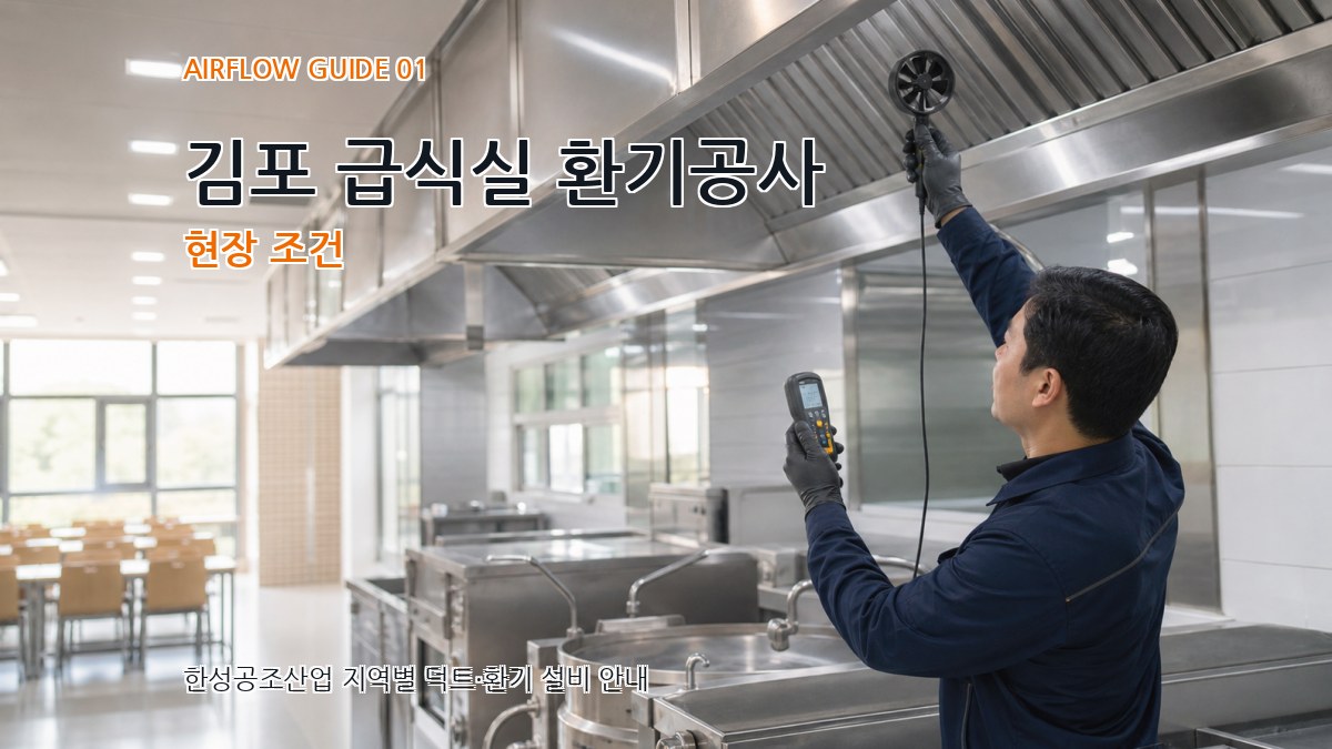 김포 급식실 환기공사