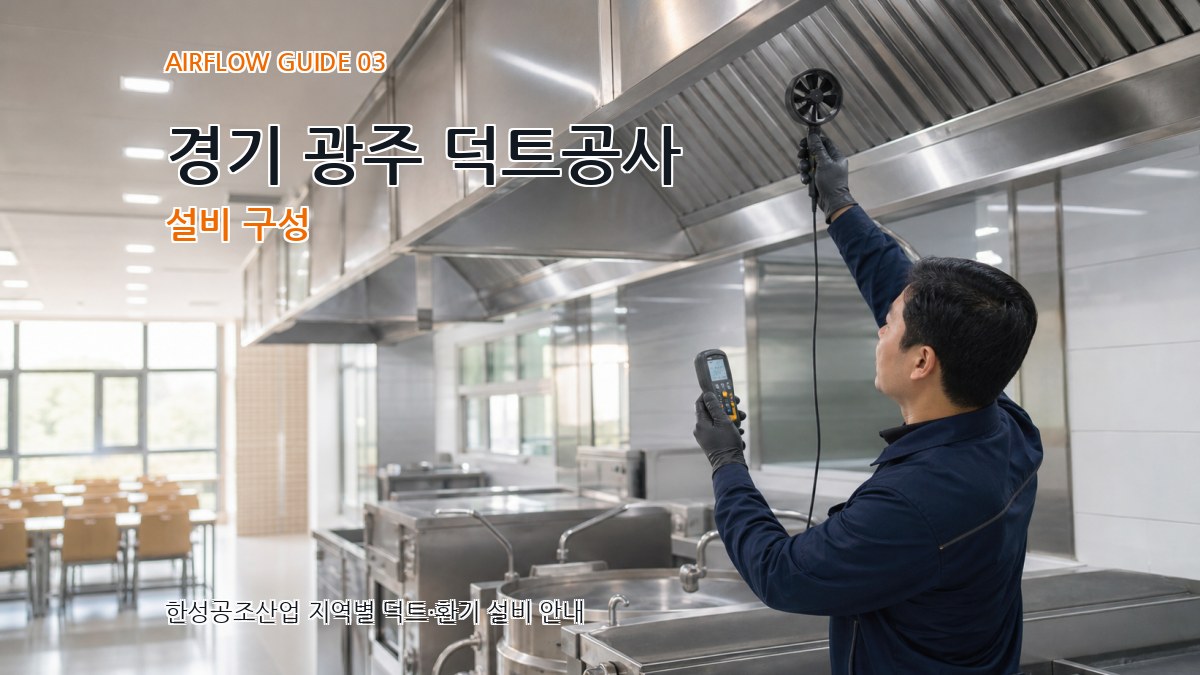 경기 광주 덕트공사 설비 구성